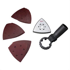 Milwaukee® 49-90-2400 M18™ Dust Extraction Kit, for use with M18™ Multi-Tool, Plastic/Sandpaper/Steel