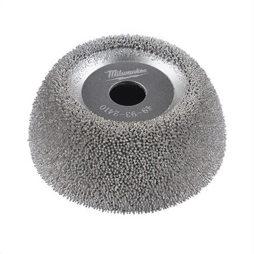 Milwaukee® 49-93-2410 Flared Contour Buffing Wheel, 2 in dia, 3/8 in Center Hole, Fine Grade