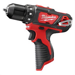 Milwaukee+D1877® 2407-20 M12™ Compact Lightweight Cordless Drill/Driver, 3/8 in Chuck, 12 VDC, 0 to 400/0 to 1500 rpm No-Load