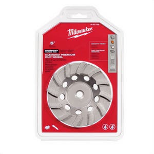 Milwaukee® 49-93-7790 Diamond Cup Wheel Segmented Turbo, 5 in
