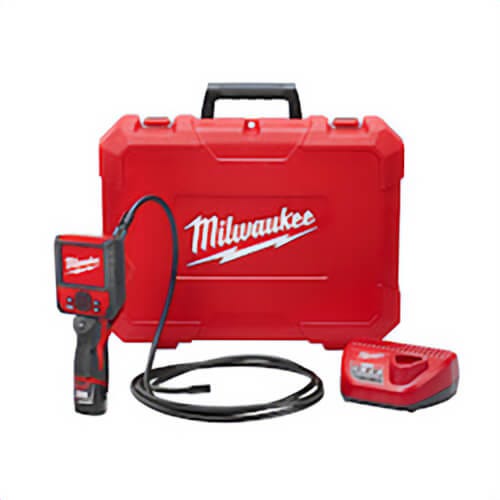 Milwaukee® M12™ 2316-21 Inspection Camera Cable Kit, 9 ft L Probe, 3-1/2 in Wireless LCD Display