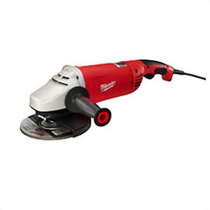 Milwaukee® 6088-31 Double Insulated Large Angle Grinder, 7 in, 9 in dia Wheel, 5/8-11 Arbor/Shank, 120 VAC, Black/Red