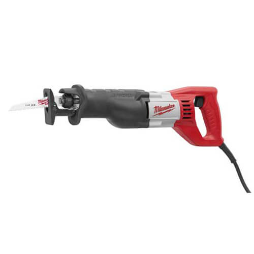 Milwaukee® 6519-31 Corded Reciprocating Saw Kit, 1-1/8 in L, 0 to 3000 spm, 17-3/4 in OAL