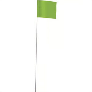 Milwaukee® 78-008 Stake Flag, 2-1/2 in W, 3-1/2 in OAL, Green, Plastic