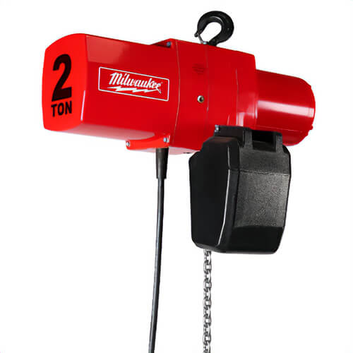 Milwaukee® 9570 Professional Electric Chain Hoist, 2 ton Rated Load