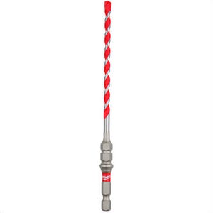 Milwaukee® 48-20-9096 ShockWave™ Carbide Hammer Drill Bits, 3/16 in Drill Bit, 6 in OAL