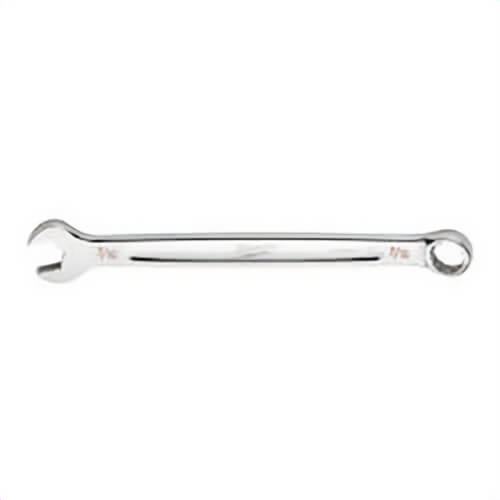 Milwaukee® 45-96-9414 Standard Length Combination Wrench, 7/16 in Wrench, 12 Points, 15°  Offset, 6-1/2 in OAL, Steel