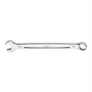 Milwaukee® 45-96-9414 Standard Length Combination Wrench, 7/16 in Wrench, 12 Points, 15° Offset, 6-1/2 in OAL, Steel