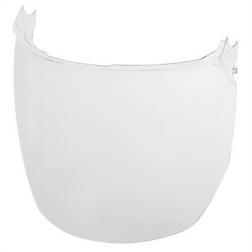 Milwaukee® 48-73-1445 Full Face Shield, for use with Milwaukee® Safety Helmets and Hard Hats, Clear Visor, Polycarbonate Visor