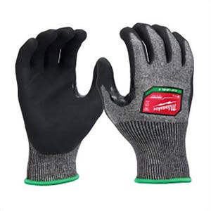 Milwaukee® 48-73-7003 High-Dexterity Gloves, Polyurethane, Knit Cuff, XL