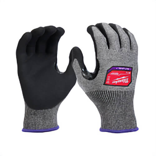 Milwaukee® 48-73-7013 High-Dexterity Gloves, Polyurethane, Knit Cuff, XL