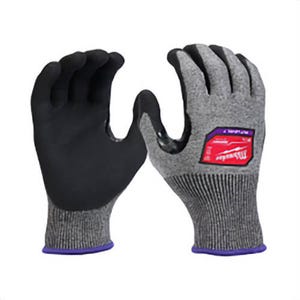 Milwaukee® 48-73-7013 High-Dexterity Gloves, Polyurethane, Knit Cuff, XL