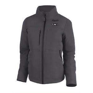 Milwaukee® 234G-21L M12™ Women's Heated Axis™ Jacket with Battery and Charger, Wind and Water Resistant, Gray, L
