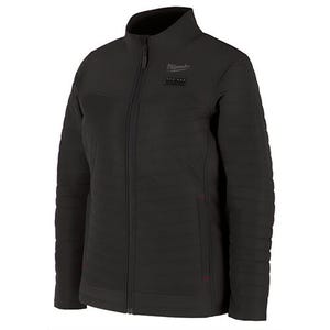 Milwaukee® F102B-21S M12™ Women's Heated Axis™ Jacket with M12™ Battery, Charger and USB-C Cable, Wind/Water Resistant, Black, S