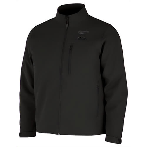 Milwaukee® M100B-21L M12™ Heated ToughShell™ Jacket with M12™ Battery, Charger and USB-C Cable Wind/Water Resistant, Black, L