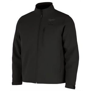 Milwaukee® M100B-21L M12™ Heated ToughShell™ Jacket with M12™ Battery, Charger and USB-C Cable Wind/Water Resistant, Black, L