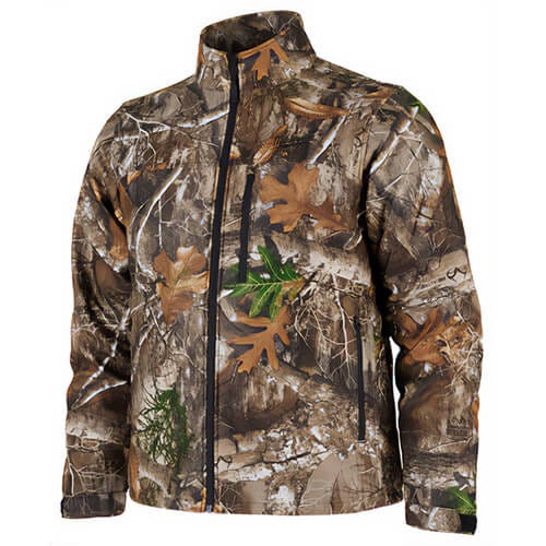 Milwaukee® M101C-21L M12™ Heated Quietshell™ Jacket with M12™ Battery, Charger USB-C Cable Wind/Water Resistant, Camouflage, L