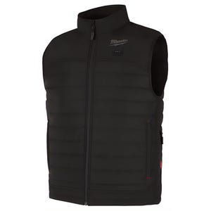 Milwaukee® M300B-21XL M12™ Heated Axis™ Vest with M12™ Battery, Charger and Battery Holder, Wind and Water Resistant, Black, XL