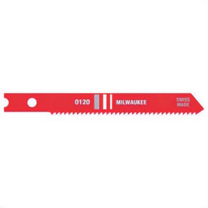Milwaukee® 48-42-5850 Heavy Duty Jig Saw Blade, 4 in L x 9/32 in W, 8 TPI, Bi-Metal Body, 5 pk