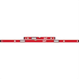 Milwaukee® MLBXJBM Redstick™ Magnetic Box Level Jamb Set, 32 in, 78 in L, 3 Vials, Aluminum, (1) Level/(2) Plumb Vial Position