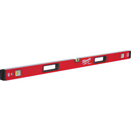 Milwaukee® MLBXM48 Redstick™ Magnetic Box Level, 48 in L, 3 Vials, Aluminum, (1) Level/(2) Plumb Vial Position