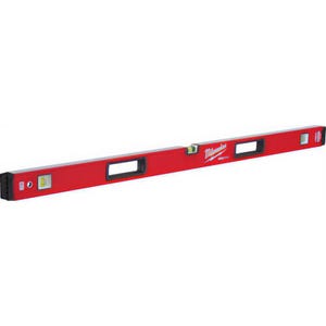 Milwaukee® MLBXM48 Redstick™ Magnetic Box Level, 48 in L, 3 Vials, Aluminum, (1) Level/(2) Plumb Vial Position
