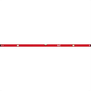 Milwaukee® MLCM72 Redstick™ Compact Box Level, 72 in L, 3 Vials, Metal/Polymer, (1) Level/(2) Plumb Vial Position