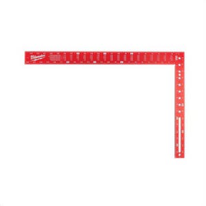 Milwaukee® MLSQ124 Framing Square, 400 x 600 mm, 2 mm Graduation, Anodized Aluminum