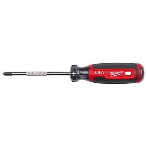 Milwaukee® MT202 Screwdriver, #2 Point Phillips® Point, 8.3 in OAL, Acetate Handle, Chrome