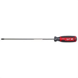 Milwaukee® MT204 Standard Screwdriver, #2 Point Phillips® Point, 14.3 in OAL, Acetate Handle, Chrome