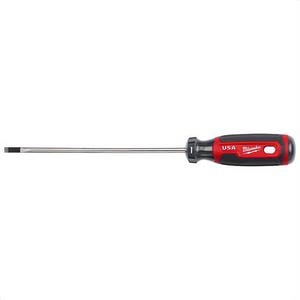 Milwaukee® MT212 Standard Screwdriver, 3/16 in Point Square Point, 10 in OAL, Acetate Handle, Chrome