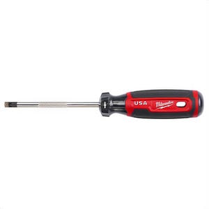 Milwaukee® MT216 Standard Screwdriver, #2 Point ECX™ Point, 8.3 in OAL, Acetate Handle, Chrome