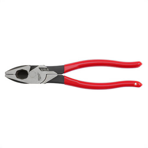 Milwaukee® MT500 Lineman's Plier, 9 in Nominal, Steel Jaw, 9.22 in OAL