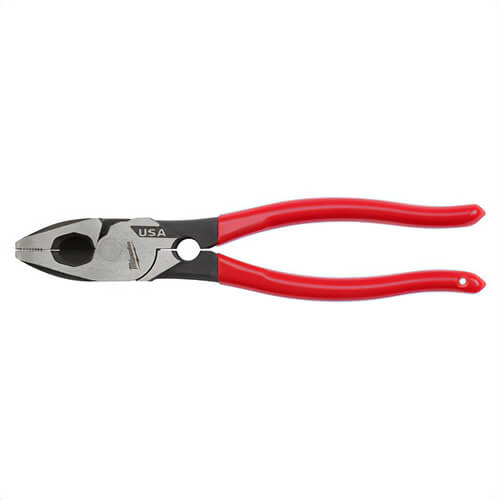Milwaukee® MT500T Lineman's Plier, 9 in Nominal, Steel Jaw, 9.22 in OAL