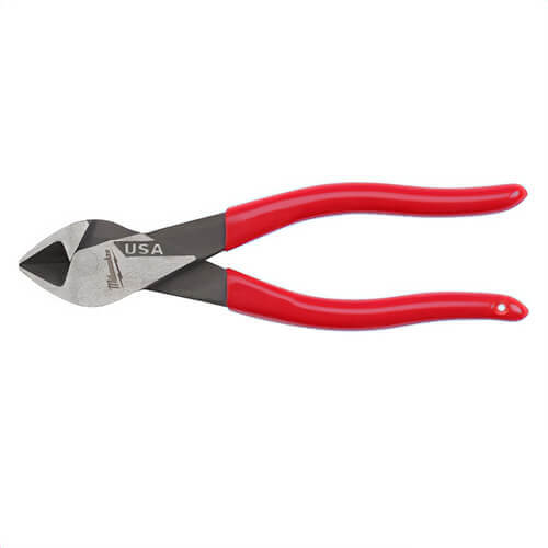 Milwaukee® MT507 Plier, 7 in Nominal, Steel Jaw, 7.09 in OAL, Flush Cut