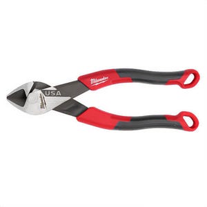 Milwaukee® MT556 Plier, 7 in Nominal, Steel Jaw, 6.5 in OAL, Flush Cut, 6 in