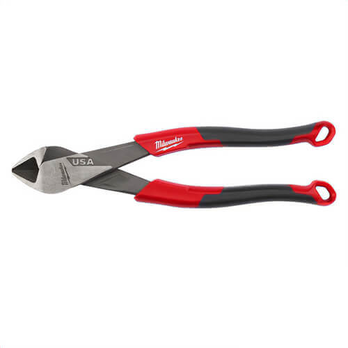 Milwaukee® MT558 Plier, 8 in Nominal, Steel Jaw, 8.29 in OAL, Flush Cut