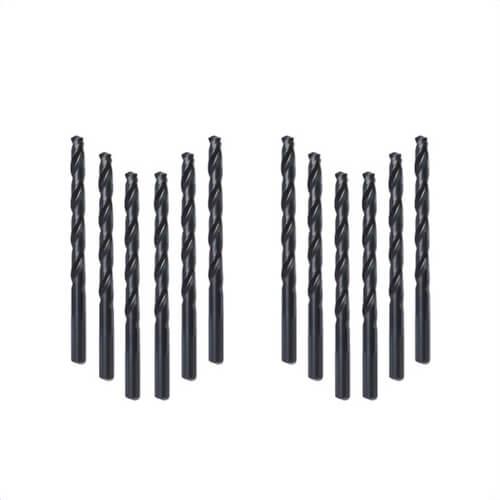 Milwaukee® 48-89-2844 Thunderbolt® Black Oxide Drill Bit, 7/16 in, 6 pk