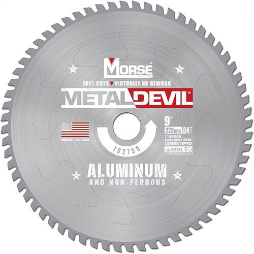 M.K. Morse® CSM964FNFC Metal Devil Circular Saw Blade