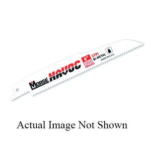 M.K. Morse® Havoc® RB126206T20 Reciprocating Saw Blade, 12 in L x 7/8 in W, 6 TPI, Bi-Metal Body