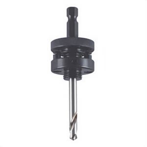 M.K. Morse® 139021 Heavy Duty Hole Saw Arbor with MAPD301 Pilot Drill, 3/8 in Hex Shank, 3-3/32 in L Pilot Drill, Carbon Steel