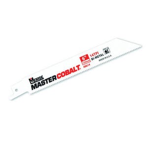 M.K. Morse® Master Cobalt® RB614T50 Reciprocating Saw Blade, 6 in L x 3/4 in W, 14 TPI, Bi-Metal Body