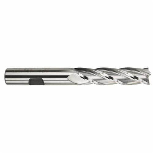 Morse® 44172 4551 Center Cutting Long Length Single End End Mill, 5/16 in dia Cutter, 1-3/8 in Length of Cut, 4 Flutes, Bright