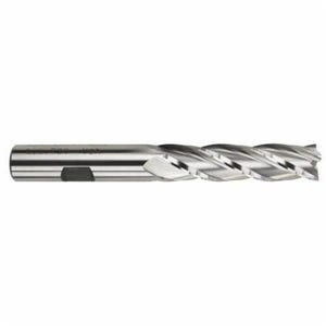 Morse® 44172 4551 Center Cutting Long Length Single End End Mill, 5/16 in dia Cutter, 1-3/8 in Length of Cut, 4 Flutes, Bright