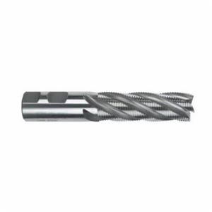 Morse® 45063 4614 Center Cutting Medium/Long Length Roughing End Mill, 3/4 in dia Cutter, 3 in Length of Cut, 4 Flutes, Bright