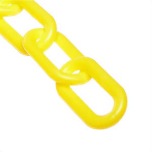 Mr. Chain® 50002 Plastic Barrier Chain, 2 in Link, Yellow