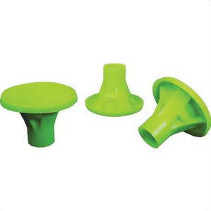 Mutual 14640-138-4 Horizontal Rebar Cap, For Rebar .375 to 1.25 dia, HDPE