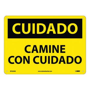 National Marker C203RB Caution, Watch Your Step, 10 x 14