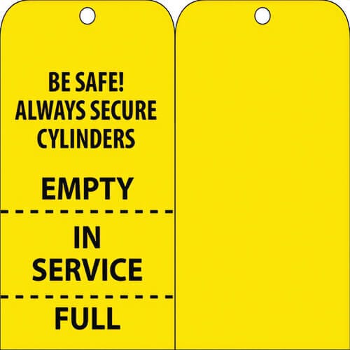 National Marker CT499 Tags, Empty/In, Service/Full