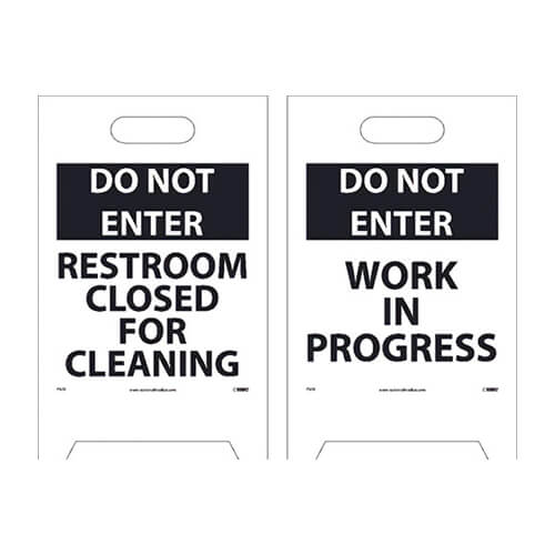 National Marker FS22 Floor Sign, Double Side, Do Not